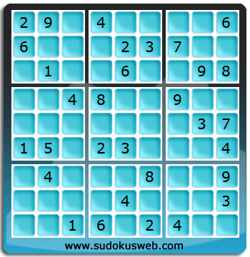 Sudoku von mittelmässiger höhe