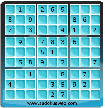 Sudoku von einfacher höhe