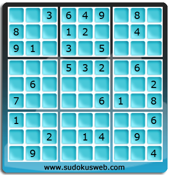 Sudoku von mittelmässiger höhe