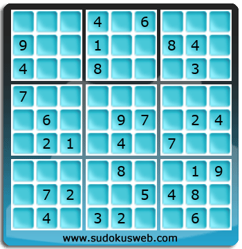 Sudoku von mittelmässiger höhe