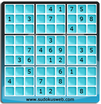 Sudoku von mittelmässiger höhe