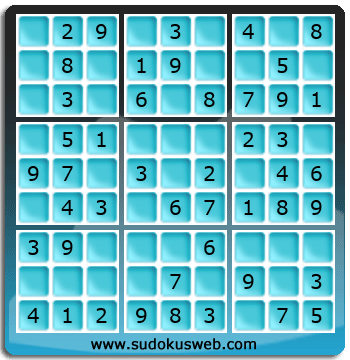 Sudoku von sehr einfacher höhe