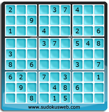 Sudoku von mittelmässiger höhe