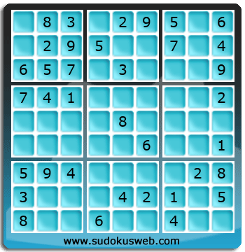 Sudoku von einfacher höhe