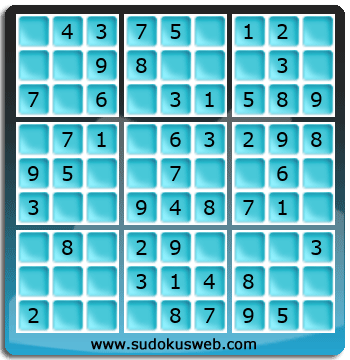 Sudoku de Nivel Muy Fácil