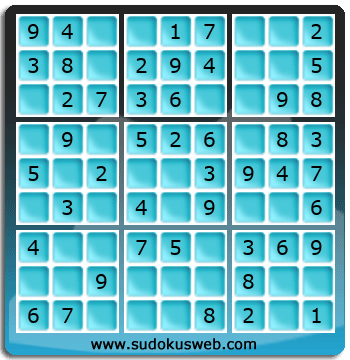 Sudoku von sehr einfacher höhe