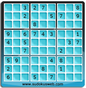 Sudoku von mittelmässiger höhe