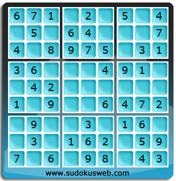 Nivel Muito Facil de Sudoku