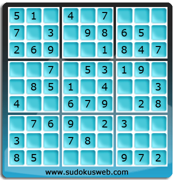 Sudoku de Nivel Muy Fácil