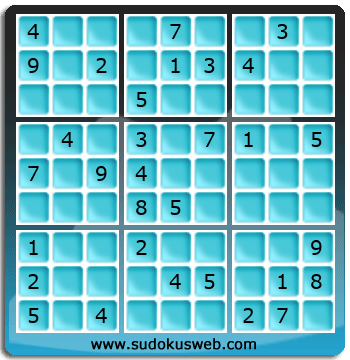 Sudoku von mittelmässiger höhe