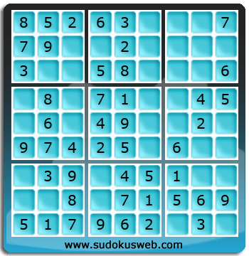 Sudoku von sehr einfacher höhe