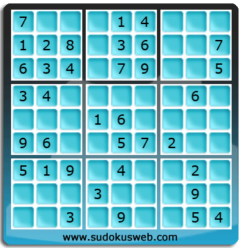 Sudoku von einfacher höhe