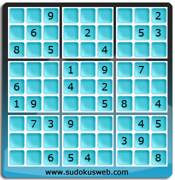 Sudoku von mittelmässiger höhe