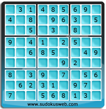 Sudoku de Niveau Très Facile