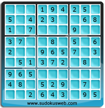 Sudoku de Nivel Muy Fácil