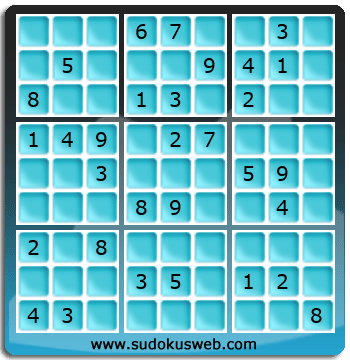 Sudoku von mittelmässiger höhe