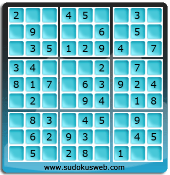 Sudoku de Niveau Très Facile