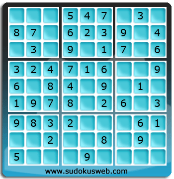 Sudoku de Niveau Très Facile