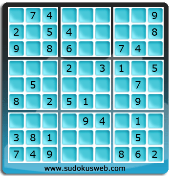 Nivel Facil de Sudoku