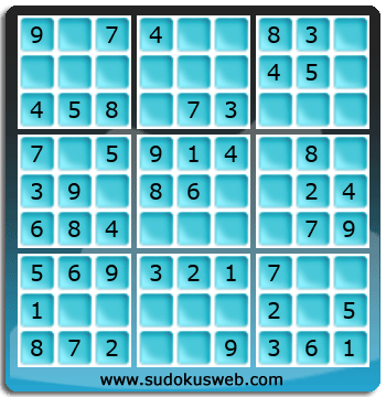 Sudoku von sehr einfacher höhe