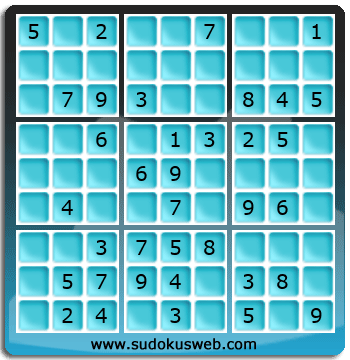 Sudoku von einfacher höhe