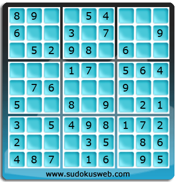 Nivel Muito Facil de Sudoku