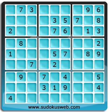 Sudoku von mittelmässiger höhe