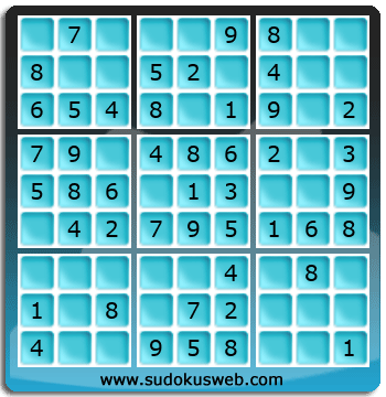 Sudoku de Nivel Muy Fácil Sudoku de Nivel Muy Fácil