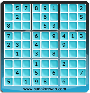 Sudoku de Nivel Fácil Sudoku de Nivel Fácil