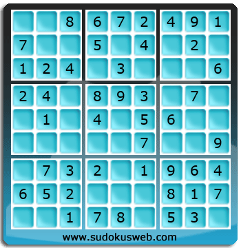 Sudoku de Nivel Muy Fácil Sudoku de Nivel Muy Fácil