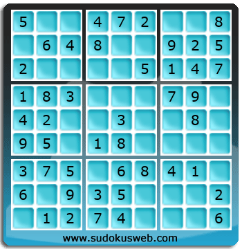Sudoku de Nivel Muy Fácil Sudoku de Nivel Muy Fácil
