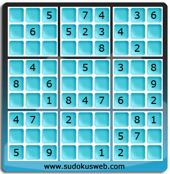 Sudoku de Nivel Fácil Sudoku de Nivel Fácil